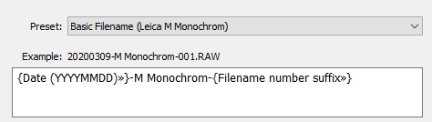 Basic Filename (Leica M Monochrom)